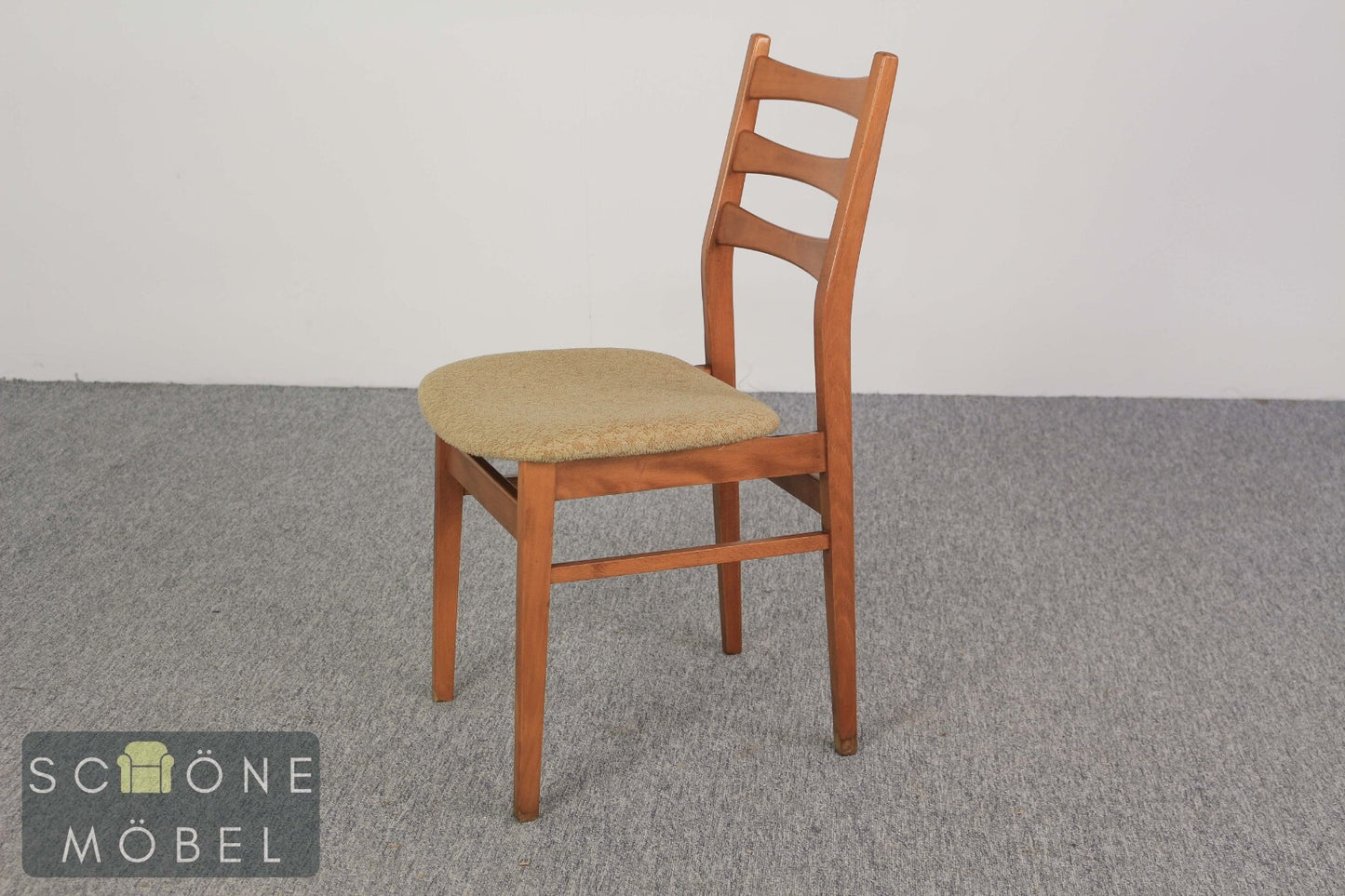 Vintage Stuhl Retro Esszimmer Stühle Mid Century Chair Holzstuhl 70er Jahre