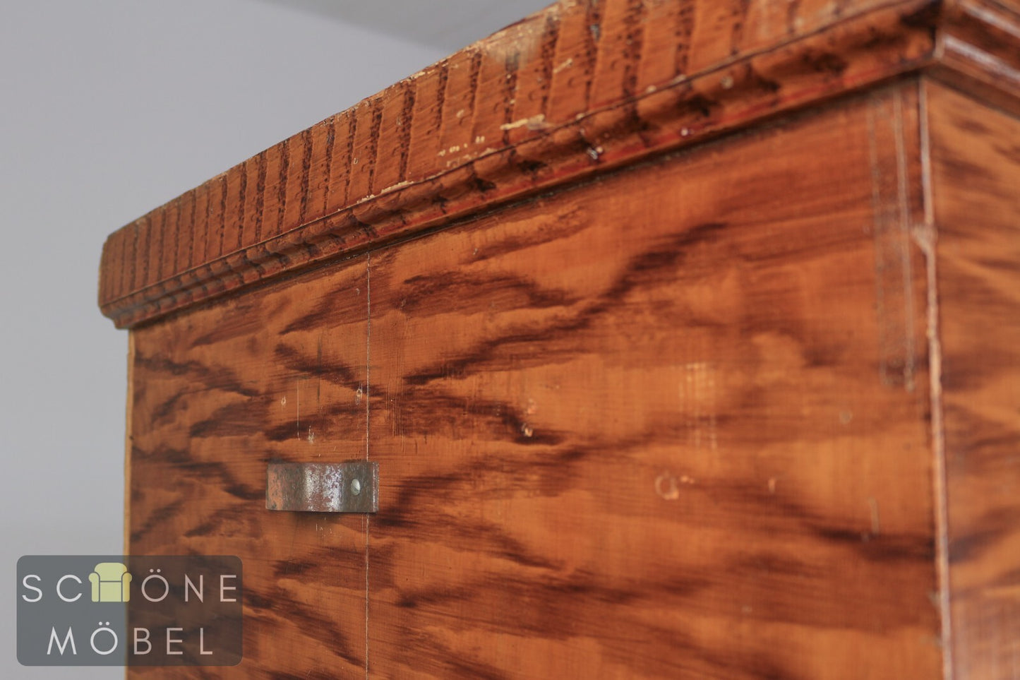 Art Deco Stil Kleiderschrank Vintage Garderobe Biedermeier Stil Schrank