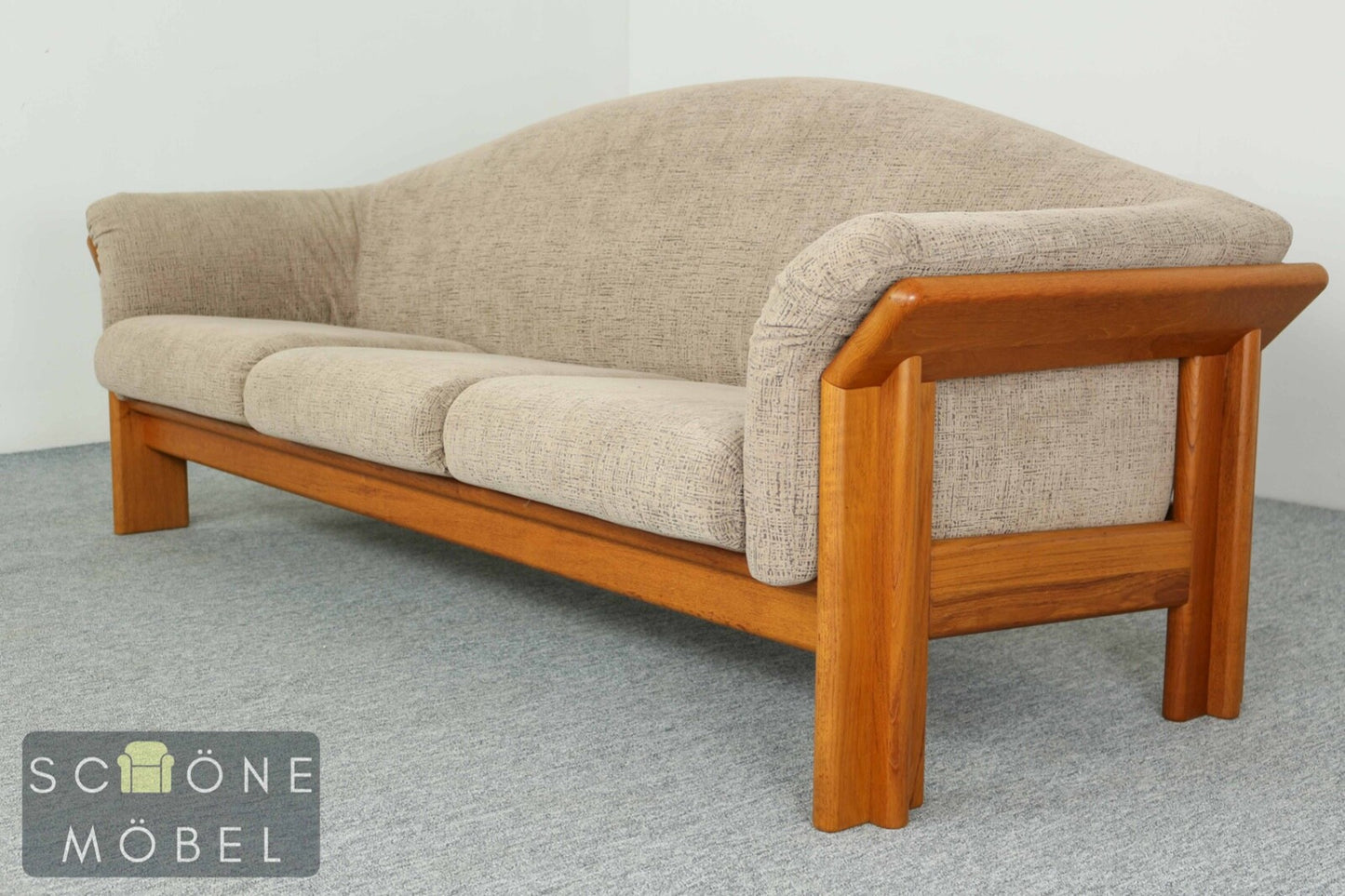 Silkeborg 3er Sofa Danish Design Vintage Couch Mid Century Retro 3 Sitzer Teak