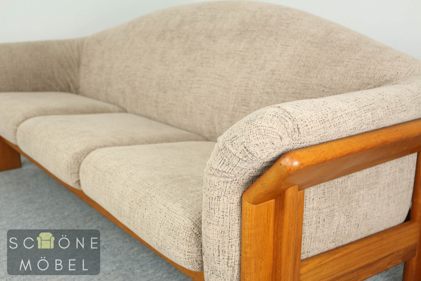 Silkeborg 3er Sofa Danish Design Vintage Couch Mid Century Retro 3 Sitzer Teak