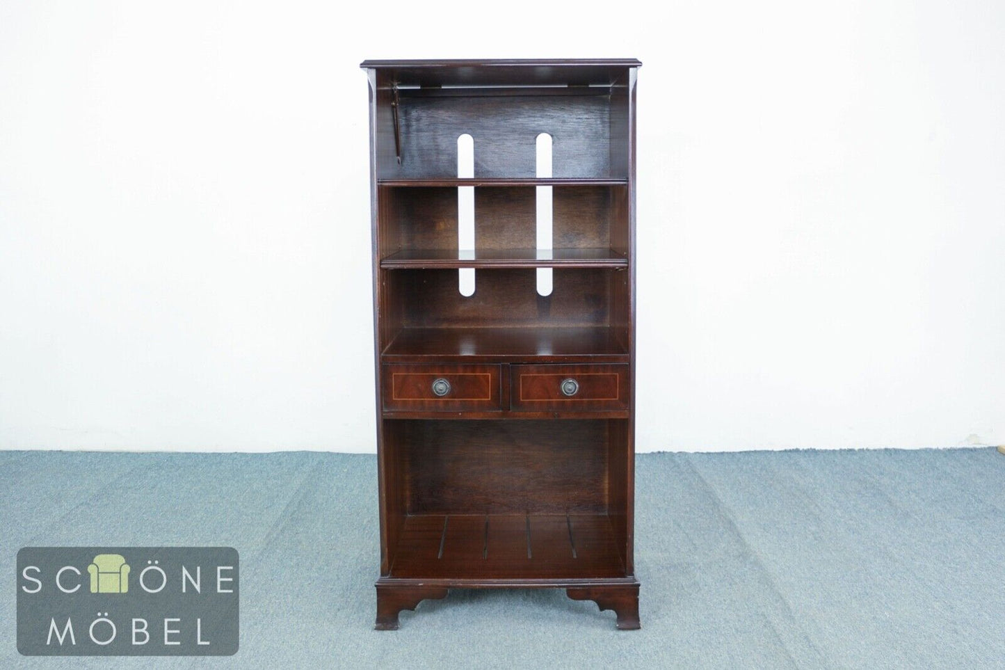 Schönes Englisches Design HiFi Schränkchen Kommode Antik Stil Regal Vertiko