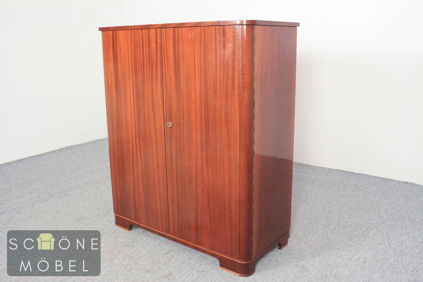 Mid Century Kleiderschrank Wäscheschrank Kommode Rustikaler Schrank