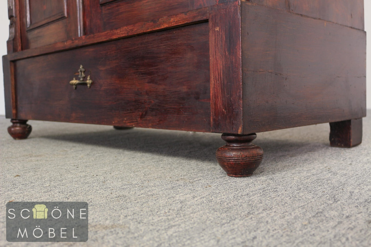 Antikstil Kleiderschrank Vintage Garderobe Gründerzeit Stil Schrank