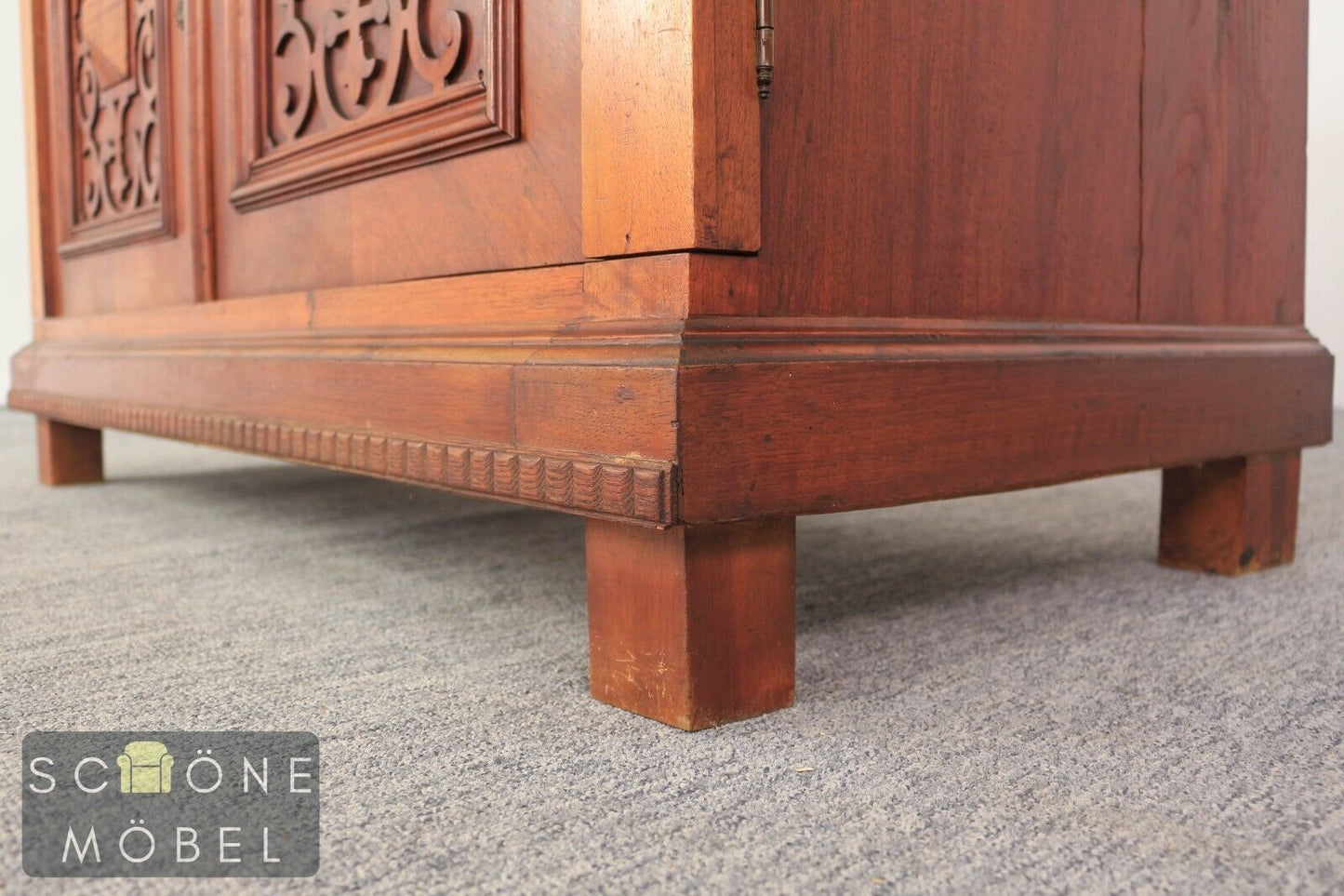 Gründerzeit Anrichte Antik Stil Sideboard Schränkchen Vintage Kommode Massivholz