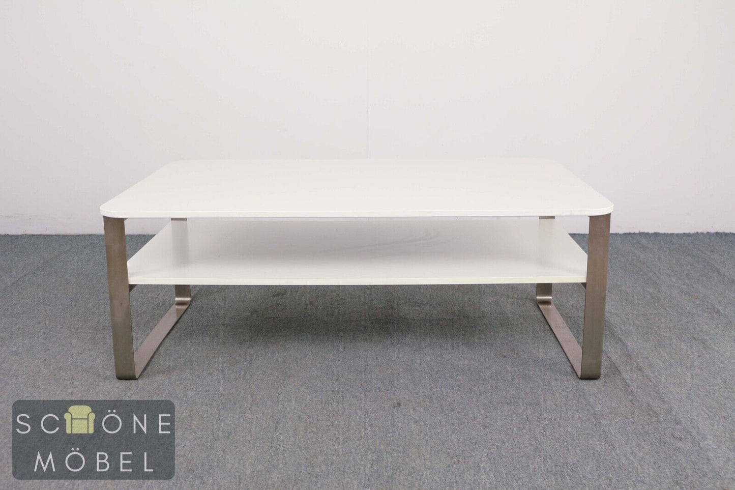 Ikea Couchtisch im schlichten Design Sofa Tisch Industrial Table Metallbeine