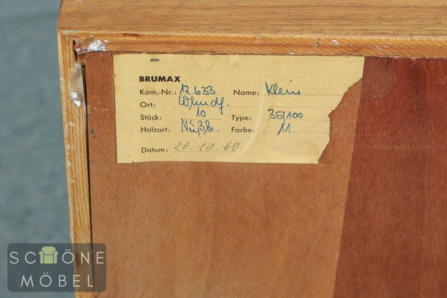 Brumax Vintage Bücherschrank Bücherregal Regal Shelf Bibliothek Eckschrank