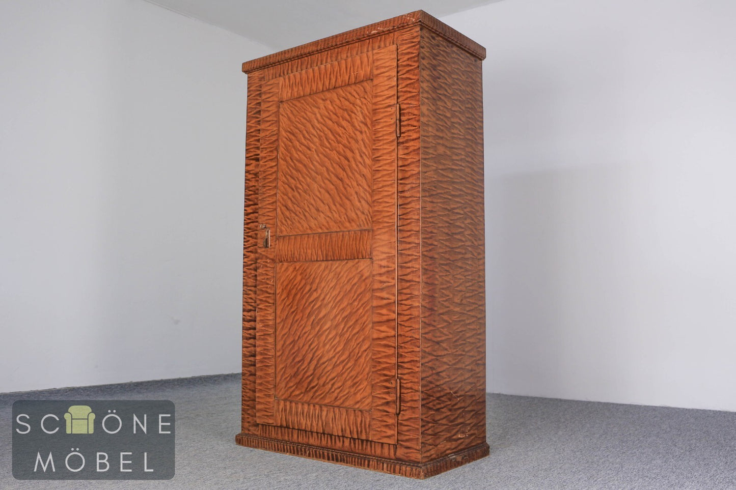 Art Deco Stil Kleiderschrank Vintage Garderobe Biedermeier Stil Schrank
