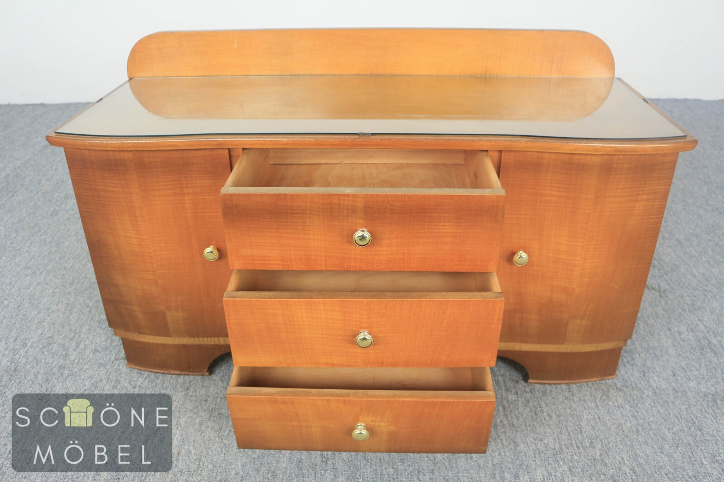 50er-Jahre Kommode Retro Anrichte Mid Century Sideboard Vintage Schränkchen