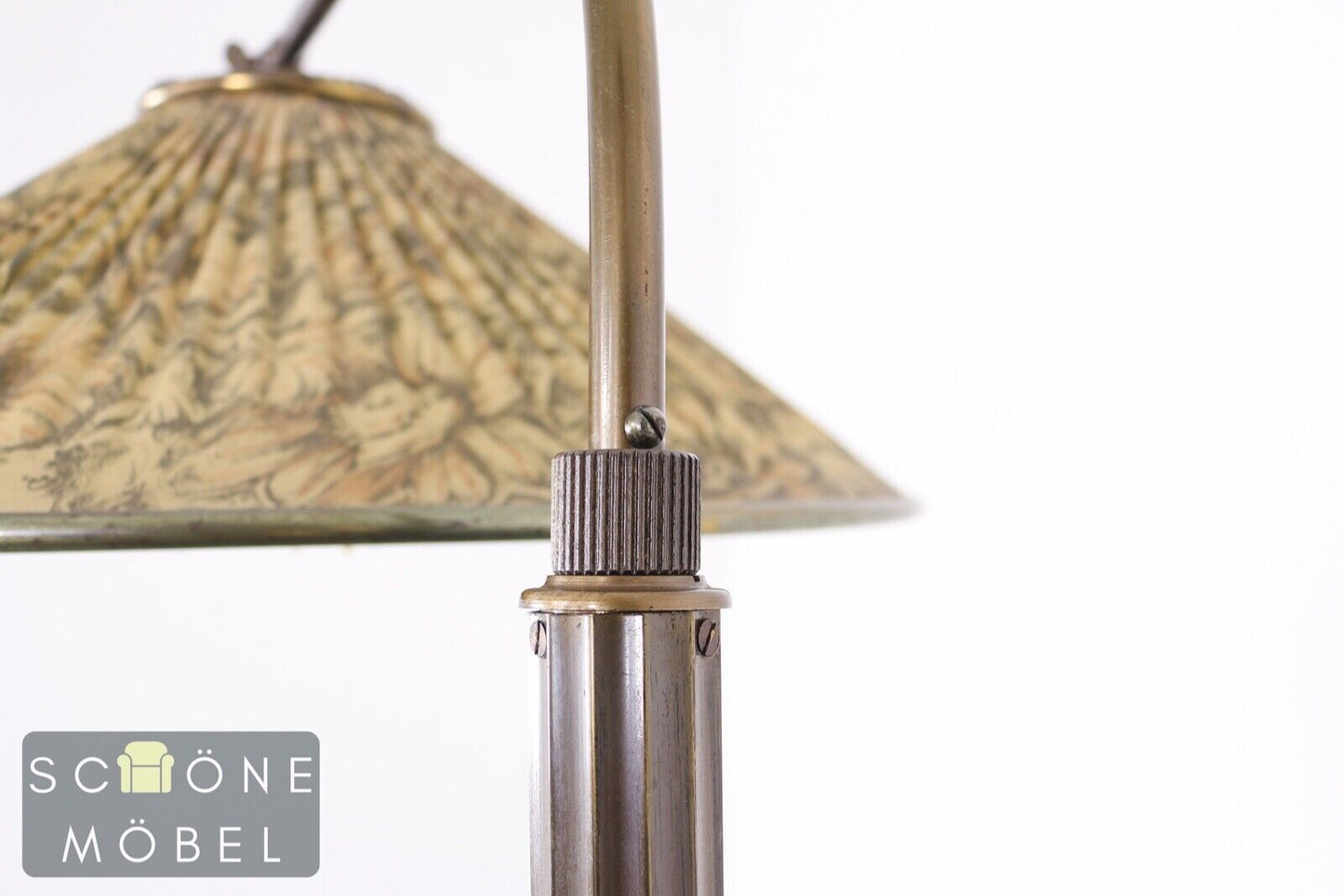 Schöne Antik Stil Stehlampe Lampenschirm Lampe E27 Fassung Schalter Messing