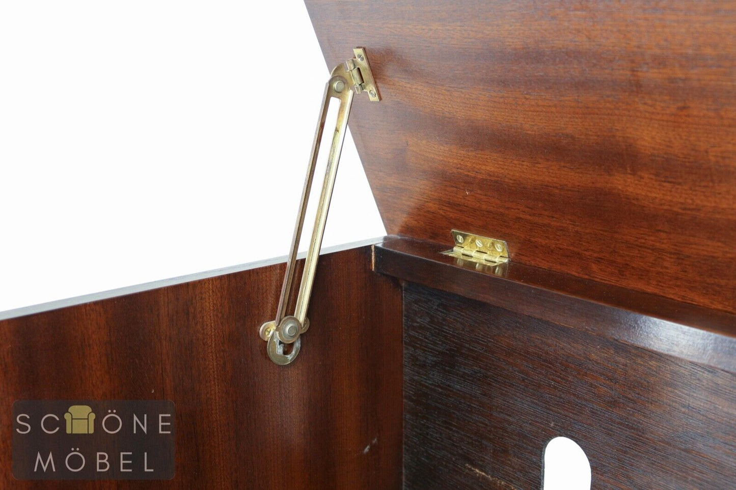 Schönes Englisches Design HiFi Schränkchen Kommode Antik Stil Regal Vertiko