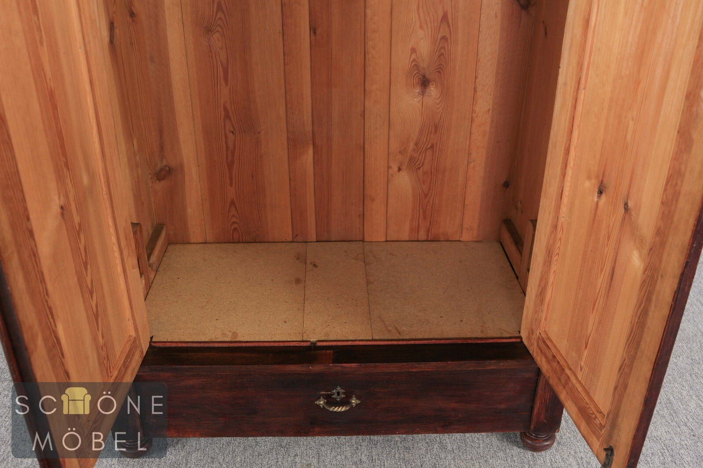 Antikstil Kleiderschrank Vintage Garderobe Gründerzeit Stil Schrank
