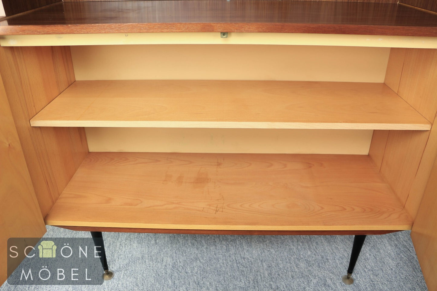 Mid Century Kommode Schränkchen Vintage Stil DDR Highboard German VEB Möbelwerke