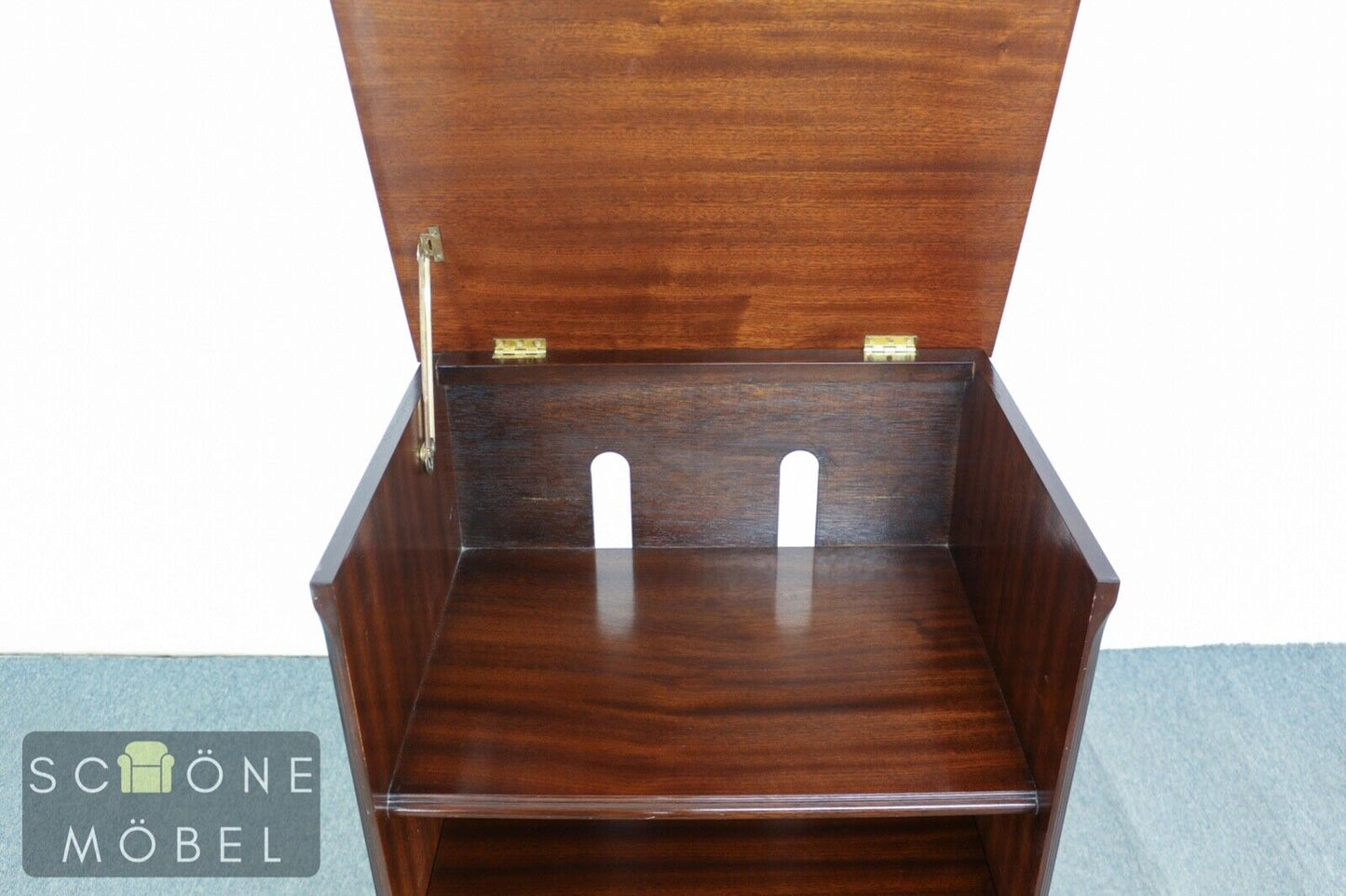 Schönes Englisches Design HiFi Schränkchen Kommode Antik Stil Regal Vertiko