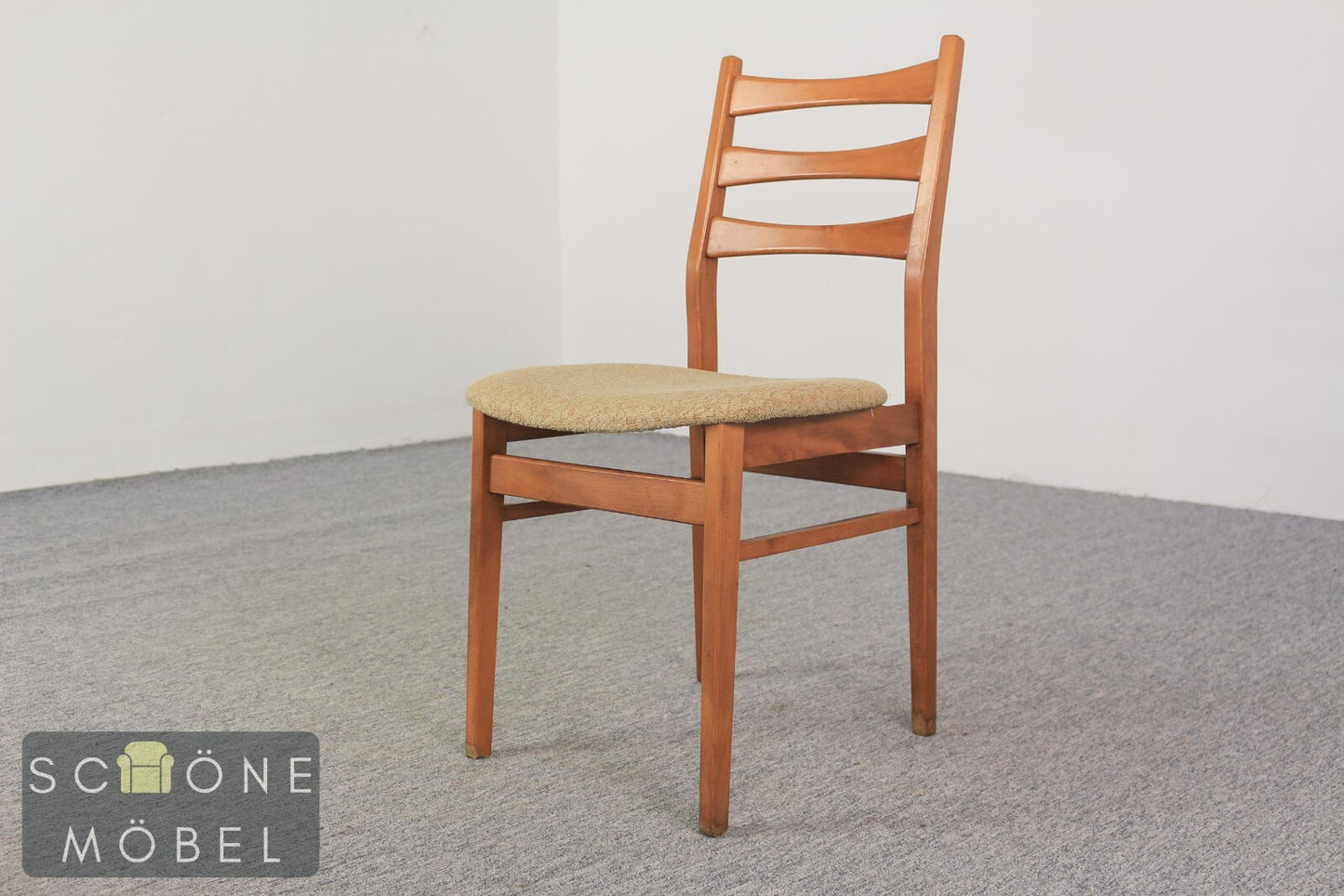 Vintage Stuhl Retro Esszimmer Stühle Mid Century Chair Holzstuhl 70er Jahre