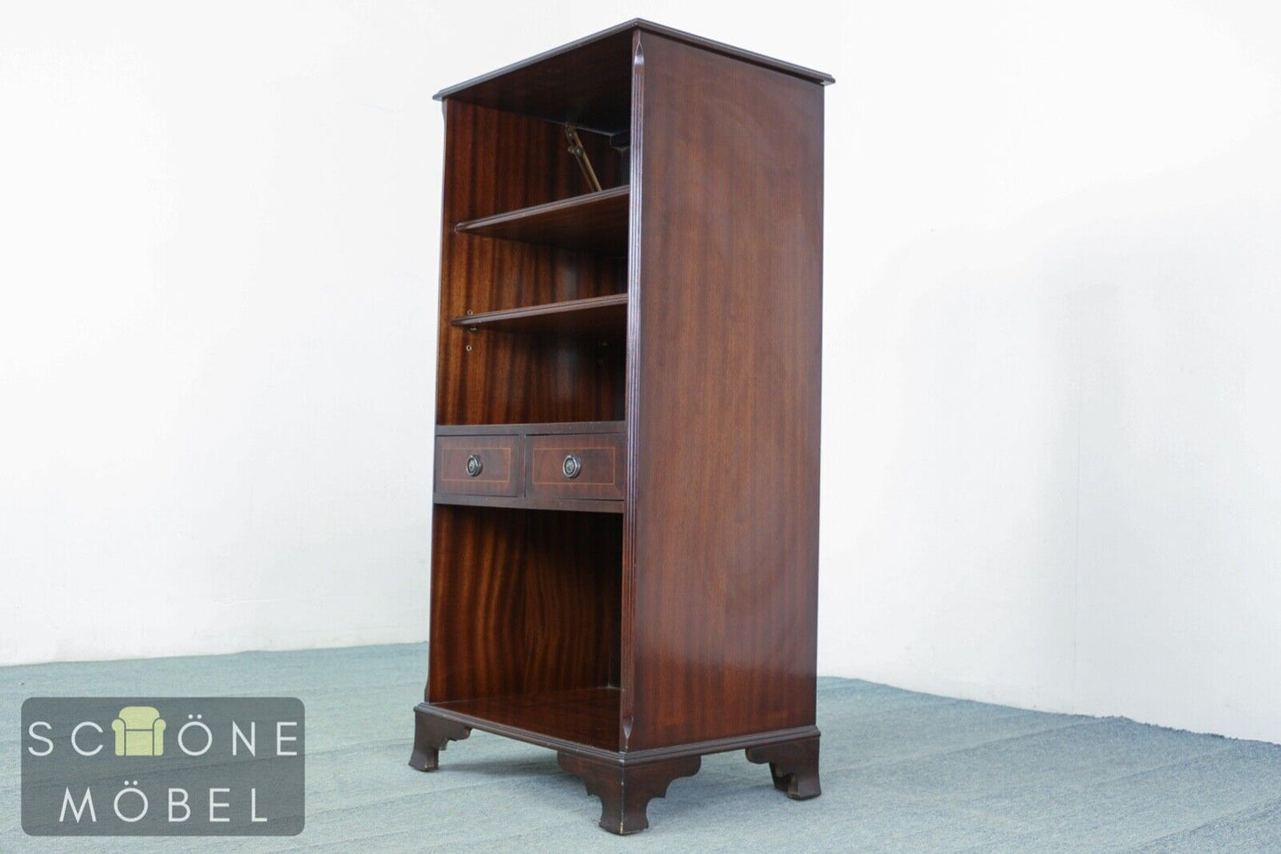 Schönes Englisches Design HiFi Schränkchen Kommode Antik Stil Regal Vertiko