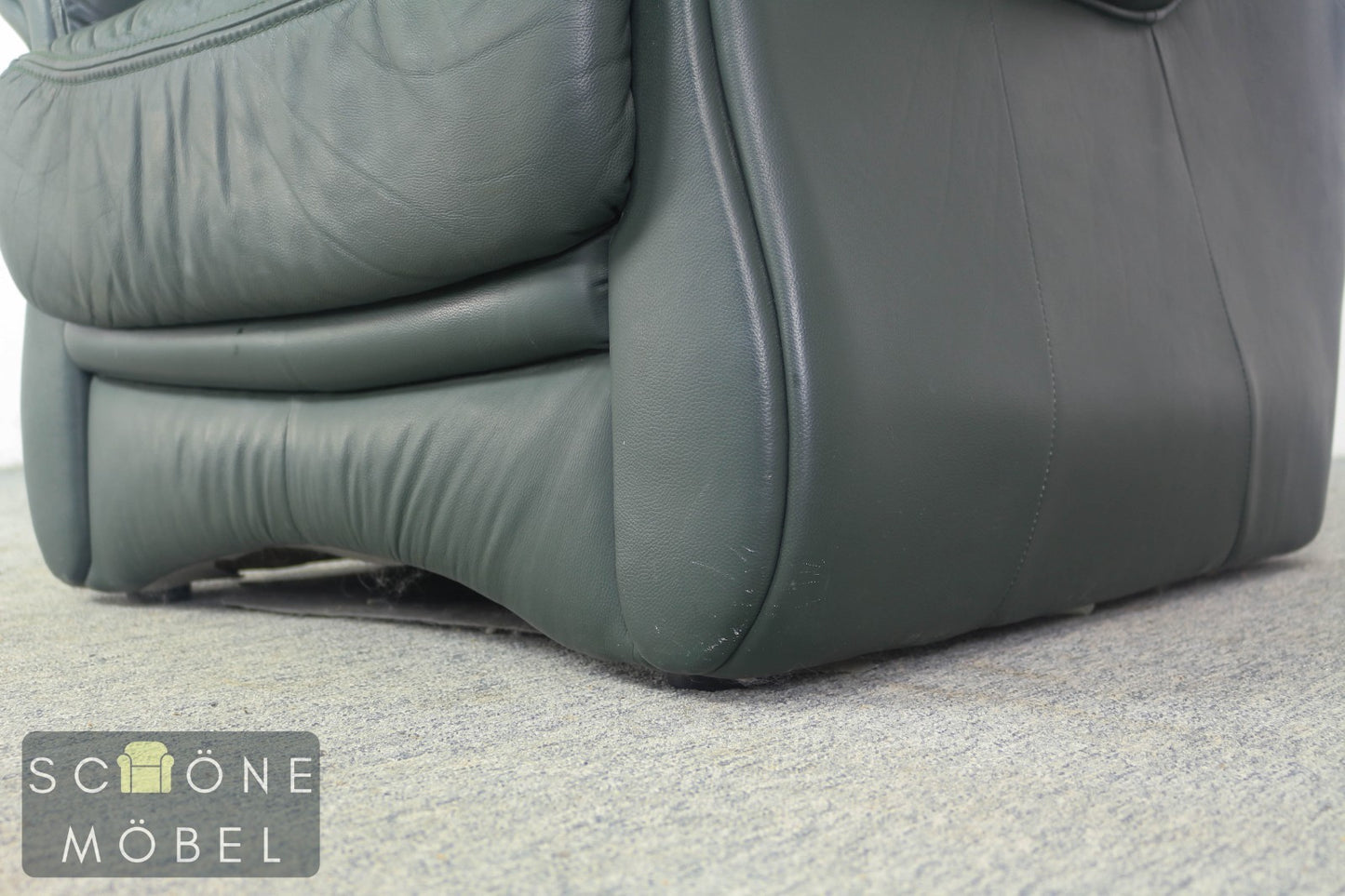 Bequemer Elastoform Leder Sessel Echtleder Armchair Fernsehsessel Moderner Stil