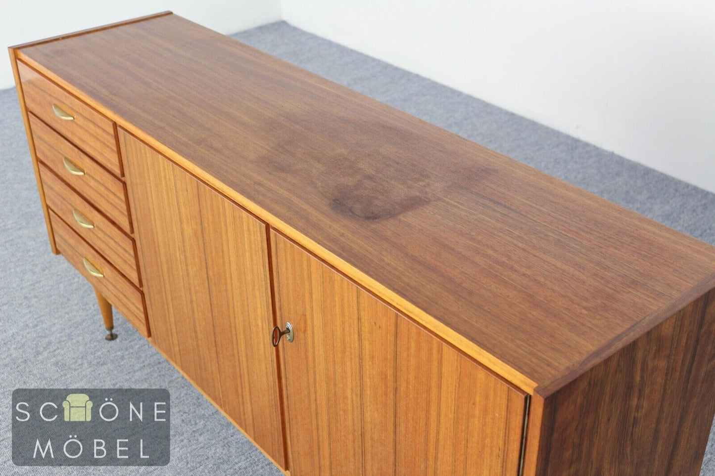 Vintage DDR Sideboard Mid Century Kommode Anrichte Retro TV-Board 60er 70er Jahr