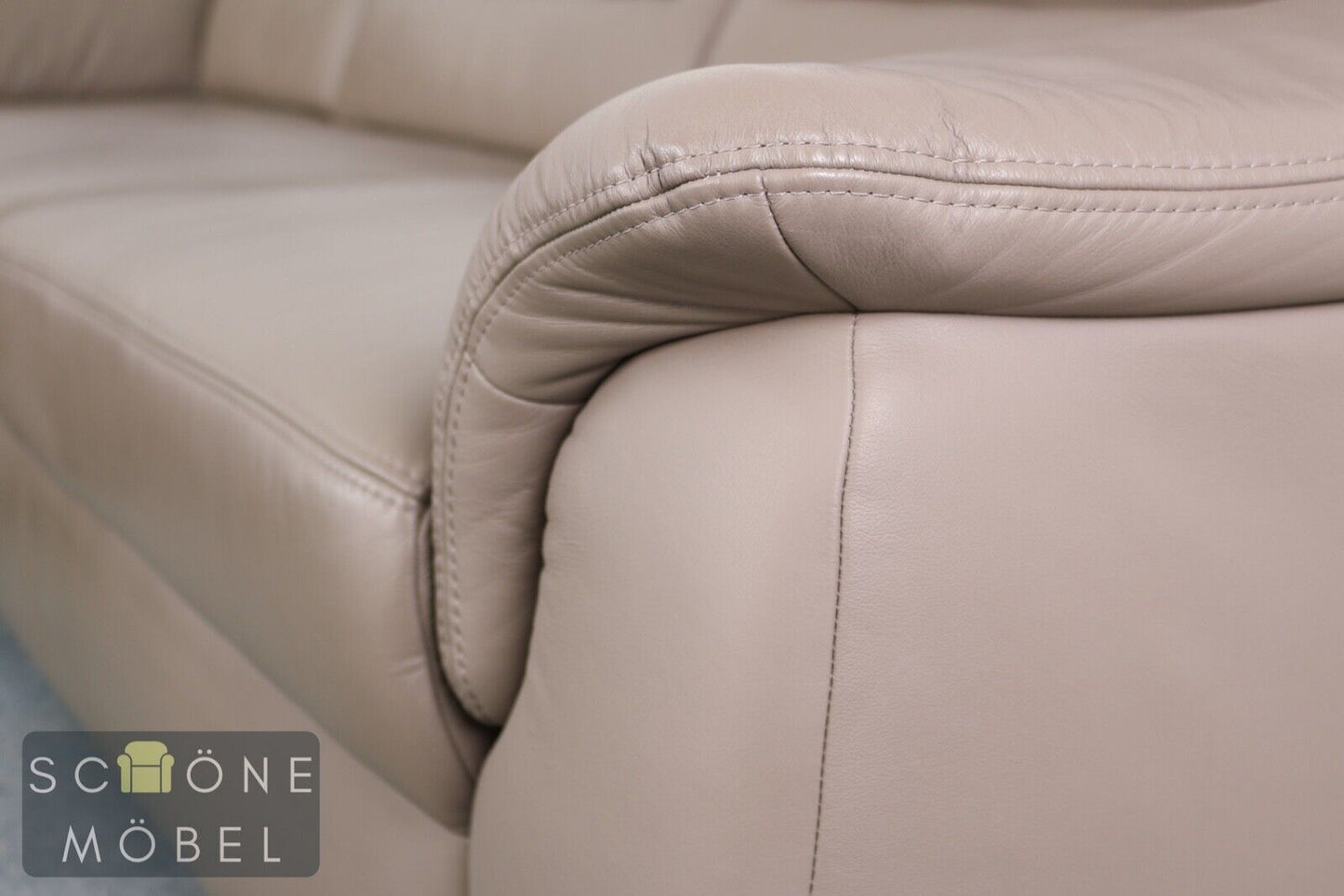 Bequemes Designer Ecksofa Ledersofa Echtleder Sofa Moderne Couch Leder 5 sitzer