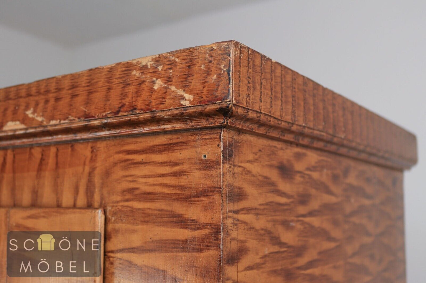 Art Deco Stil Kleiderschrank Vintage Garderobe Biedermeier Stil Schrank