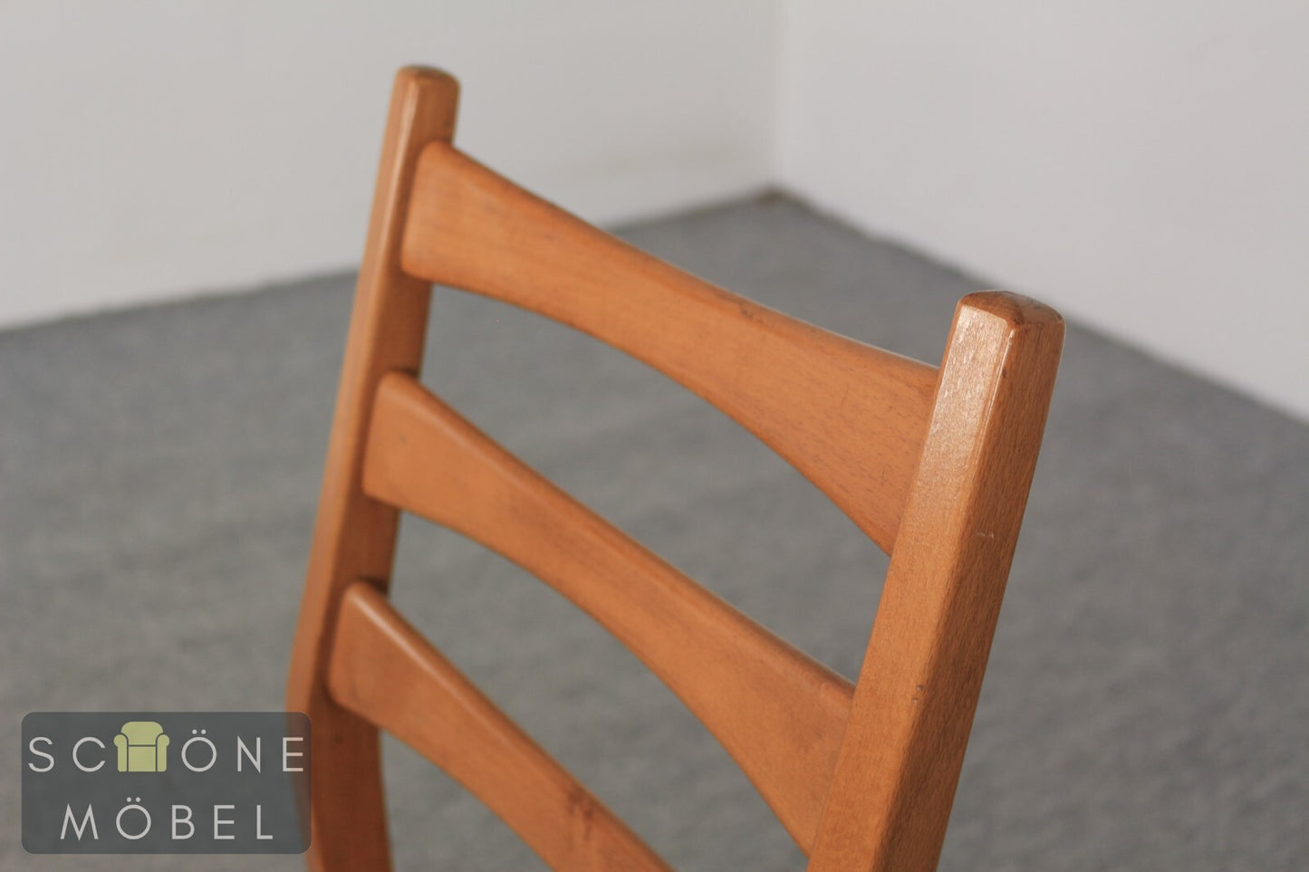 Vintage Stuhl Retro Esszimmer Stühle Mid Century Chair Holzstuhl 70er Jahre