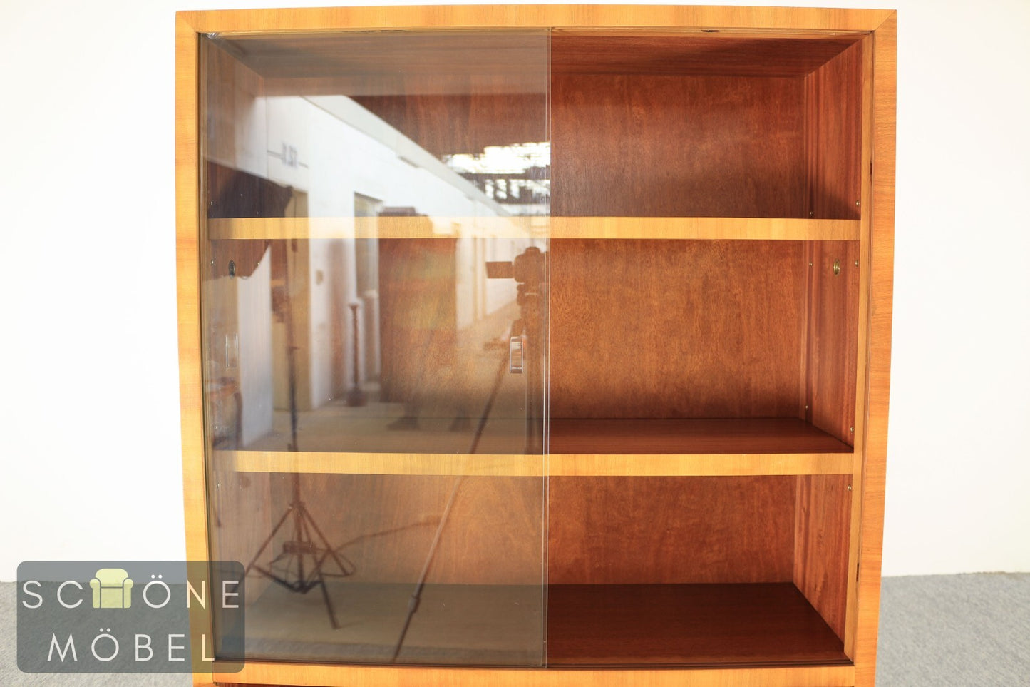 DDR Vintage Glasvitrine Retro Vitrine Barschrank Mid Century Glas Schränkchen
