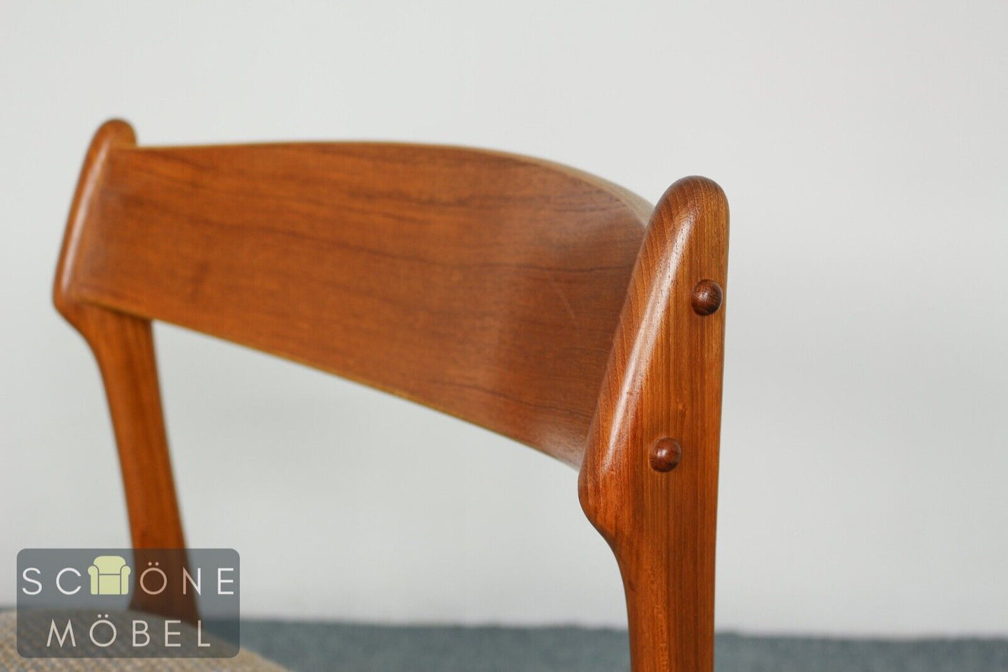 Danish Design Erik Buch Vintage Stühle Mid Century Retro Essstühle Oddense Mask.