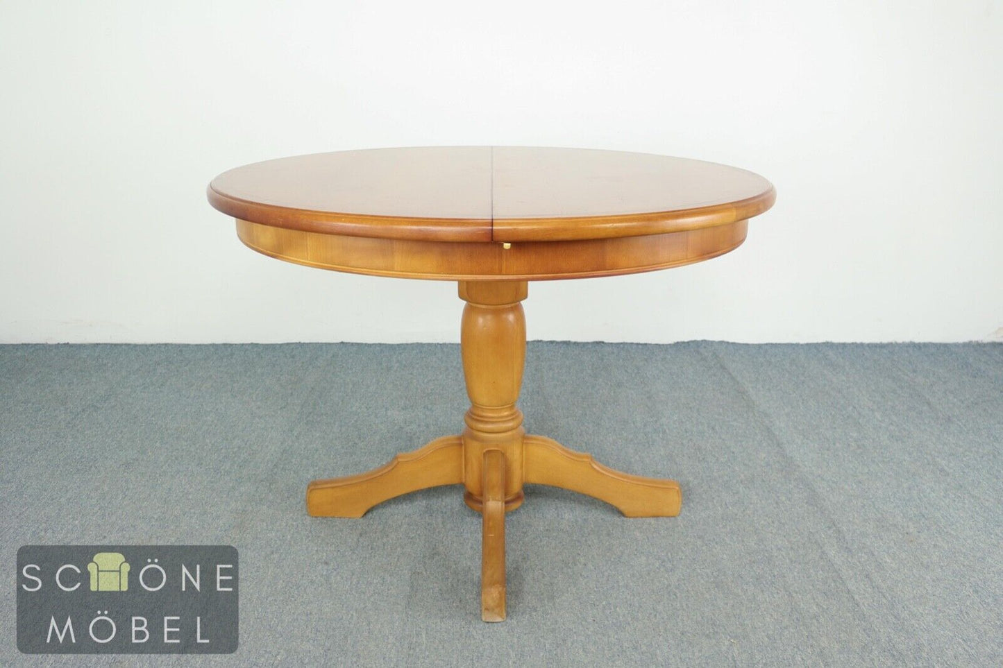 Antik Stil Esstisch ausziehbarer runder Tisch Esszimmer Dining Table