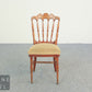 Antik Kolonialstil Stuhl Vintage Holzstuhl gepolstert Spindellehne massiv