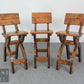 10x Barhocker Garten Stuhl Terrassen Möbel Tavernen Holzstuhl Landhausstil
