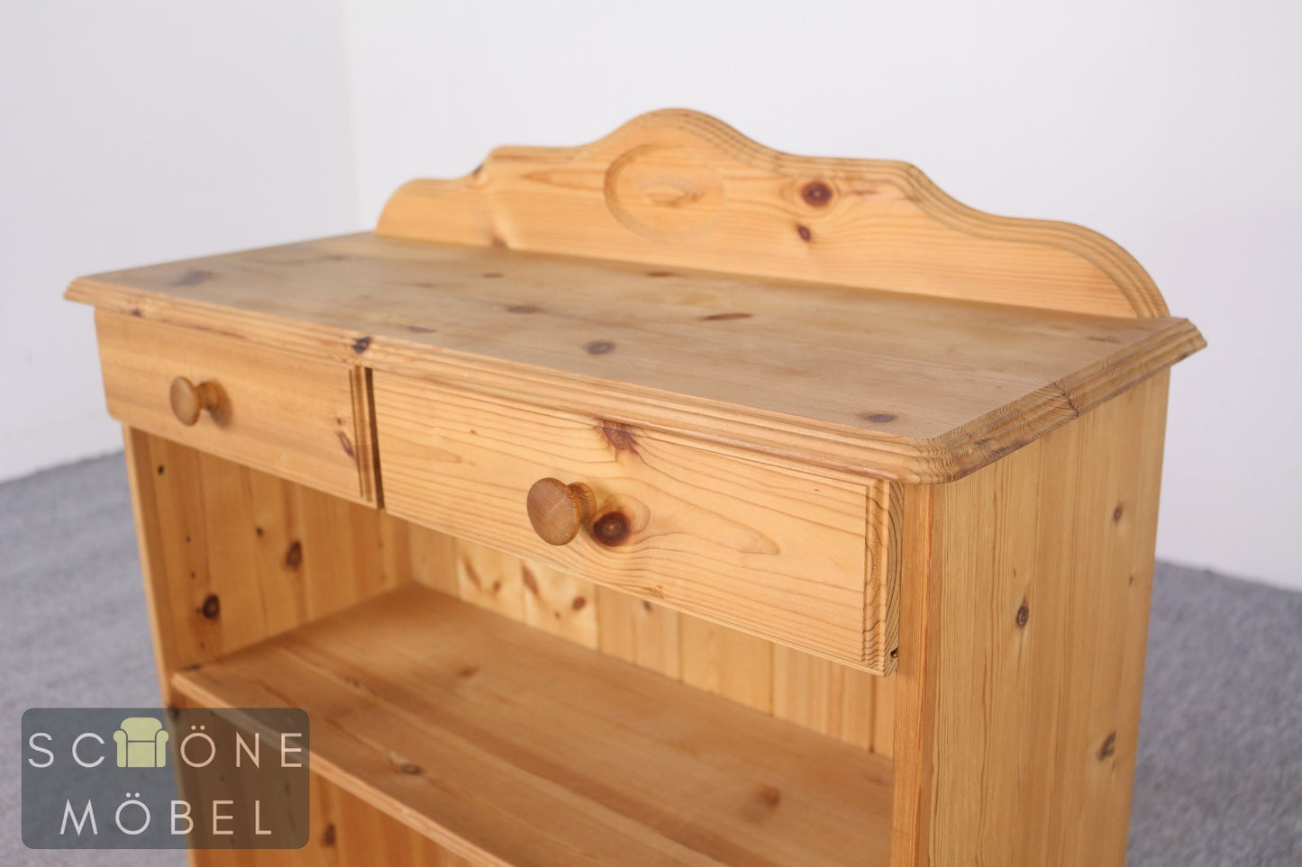 Massivholz Regal Kommode Kiefer Landhaus Schubladen Vintage Sideboard