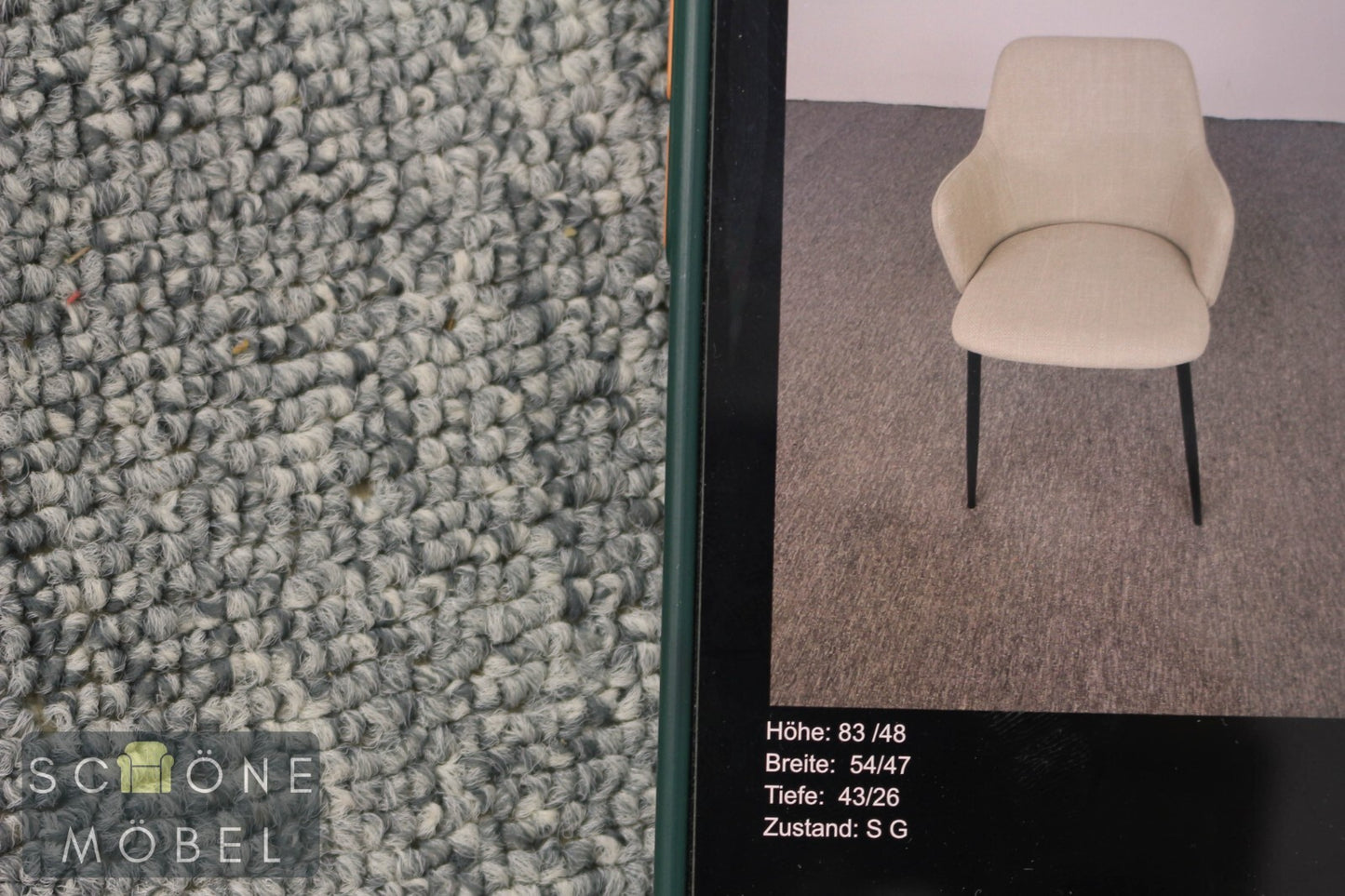 nordisch inspiriertes Armlehnstuhl Set von MID.YOU Essstuhl Vintage