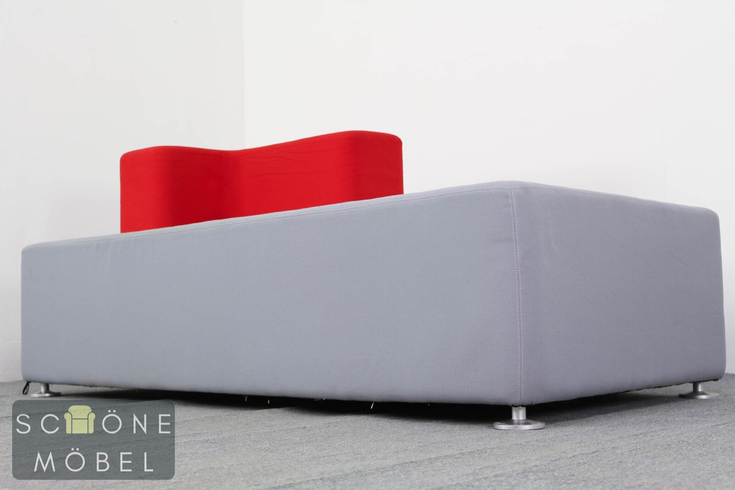 Modernes Steelcase Designer Sofa 3 Sitzer 3er Büro Couch Made in France