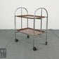 Vintage Teewagen Retro Beistelltisch Servierwagen roll Tisch Mid Century Table