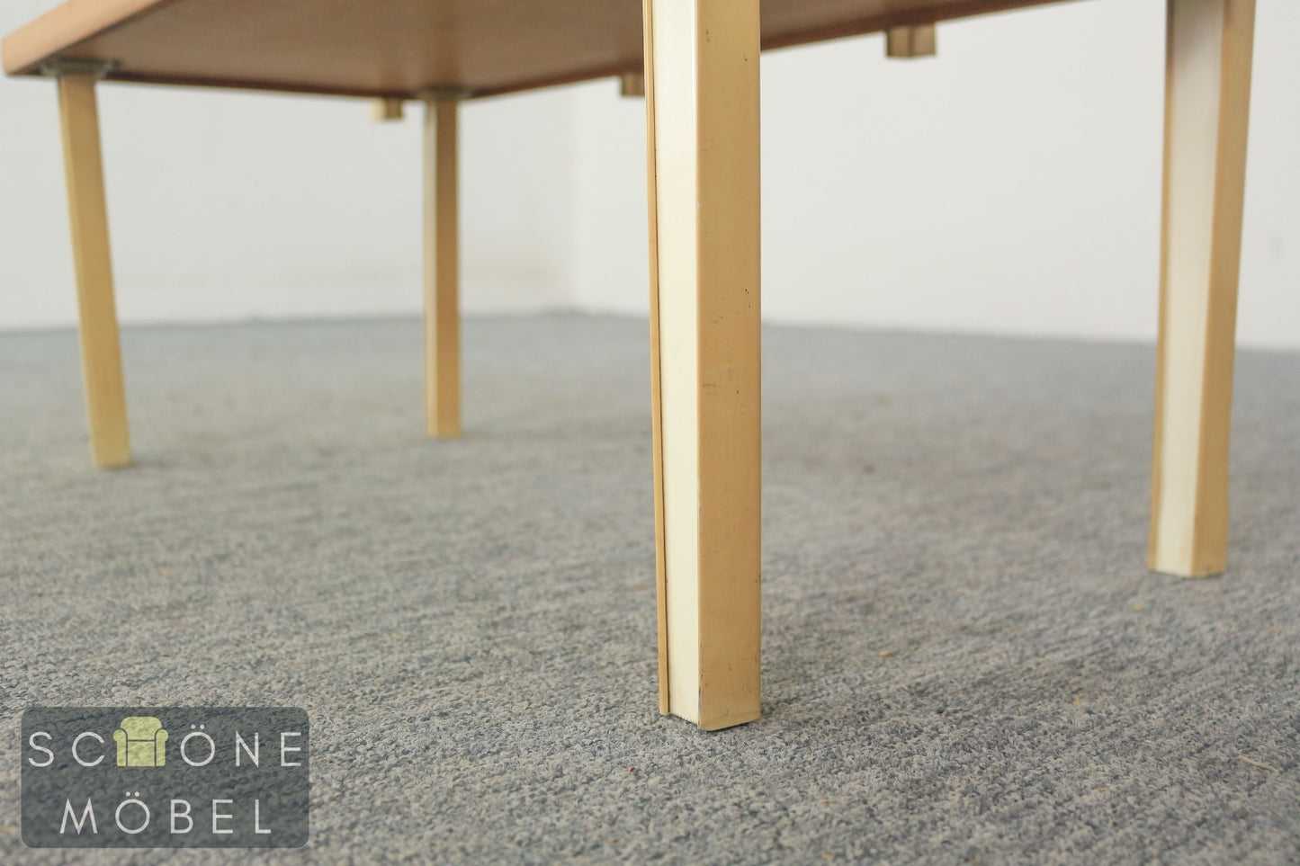 Vintage Pflanzenetagere Holz – 3 Ebenen Mid Century Blumenständer Beistelltisch