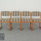 4 Danish Design Vintage Stühle Mid-Century Modern Essstühle Stuhl 60er Jahre