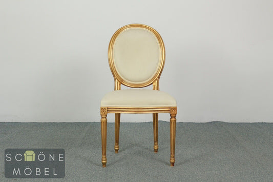 Schöner Antik Stil Stuhl Louis XVI Design Chair Essstuhl Shabby Vintage French