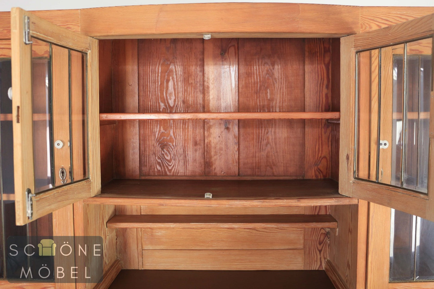 Schöner Jugendstil Küchenschrank Vintage Buffet Retro Küchenbuffet Massivholz