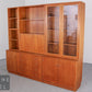 Schrankwand Vitrine Sekretär Danish Design Mid Century Wandschrank Schrank