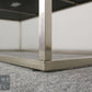 Couchtisch Marmorplatt schlichtes Design Sofa Tisch Industrial Table Metallbeine