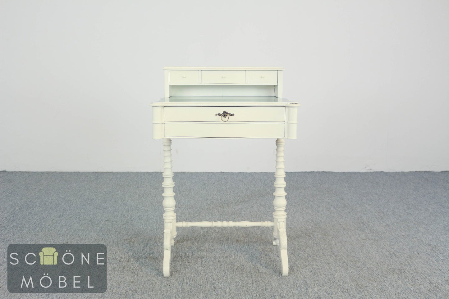 Vintage Damen- Schreibtisch Beistelltisch im Landhausstil Sekretär Schminktisch