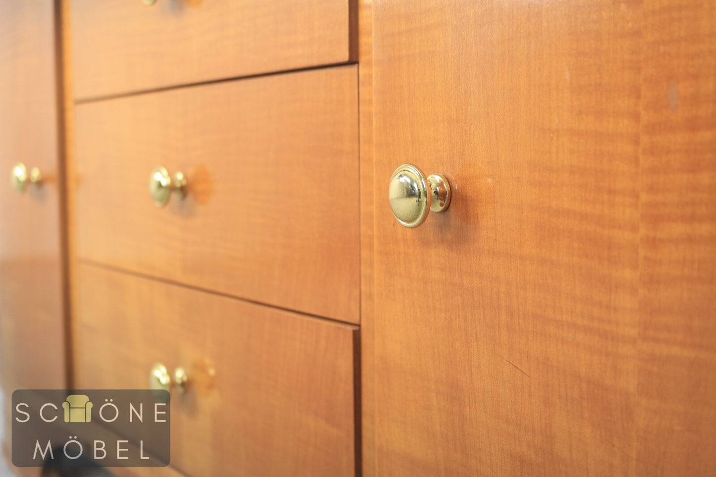 50er-Jahre Kommode Retro Anrichte Mid Century Sideboard Vintage Schränkchen