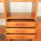 Retro Teak Regalsystem Danishes Design Regal Vintage Bücherschrank Bücherregal
