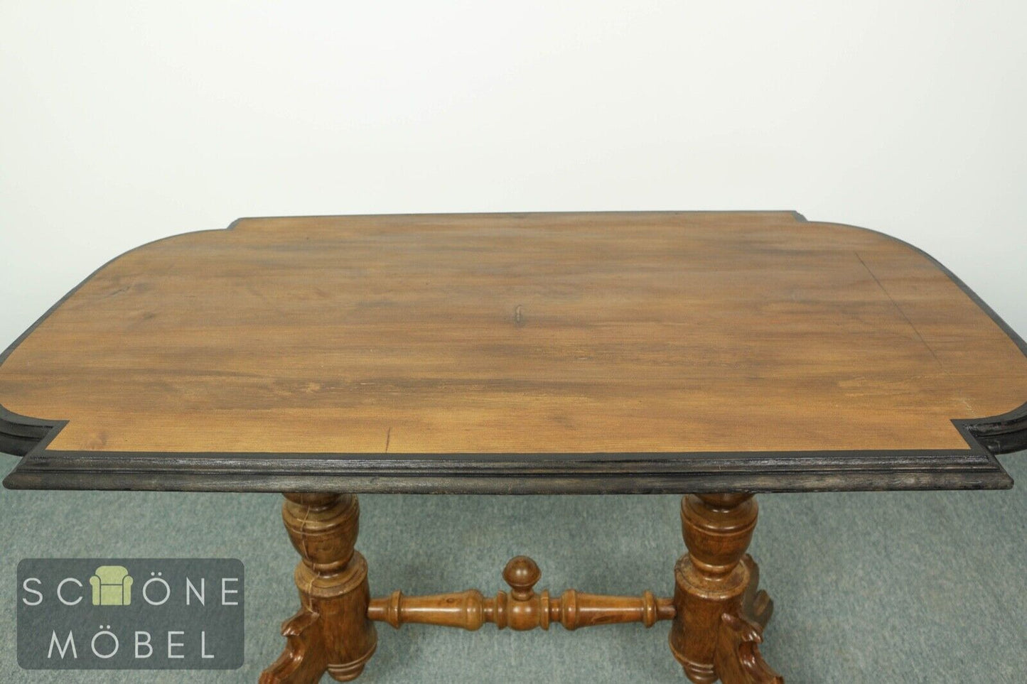 Hübscher Gründerzeit Design Esstisch Antik Stil Tisch Esszimmer Table