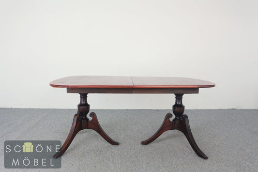 Eleganter ausziehbarer Vintage Esstisch - ausziehbar Table Regency Stil Holz