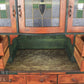 Schöner Antiker Küchenschrank Jugendstil Buffet  Landhaus Massivholz Bleiglas