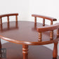 Vintage Beistelltisch rund mit Schublade Etagere Blumenständer Holz