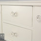 Vintage Chippendale Stil Sideboard Kommode Anrichte Weiß Barock Rokoko Schrank