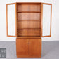 Dyrlund Teak Vitrine Danish Design Mid Century Glas Schrank Vintage Teakholz
