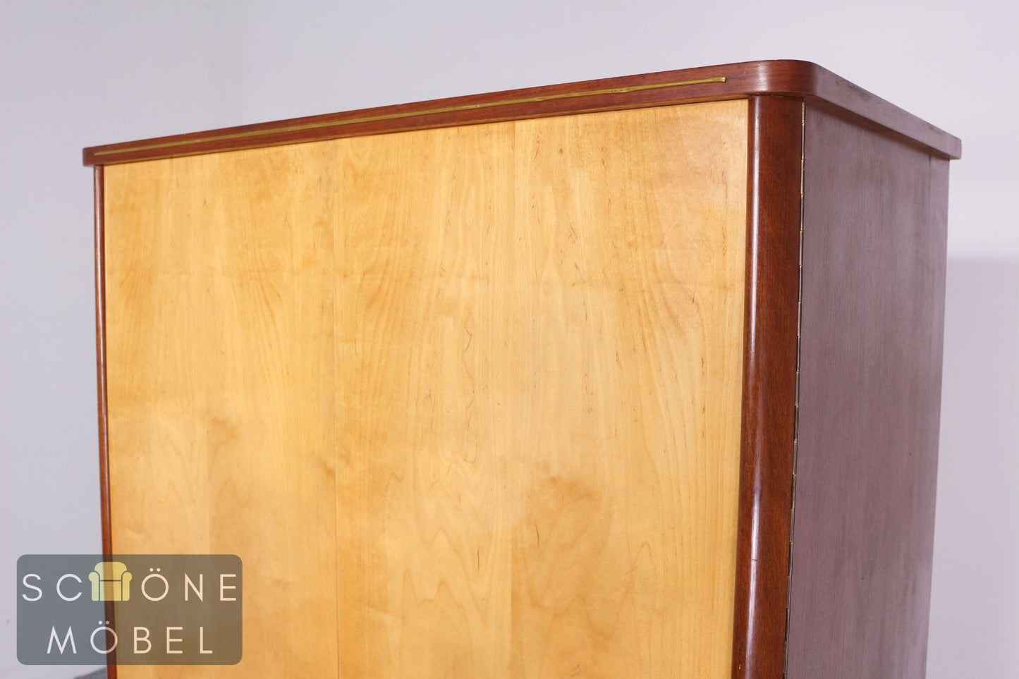 DDR Vintage Kleiderschrank Mid Century Garderobenschrank Holz 50er 60er