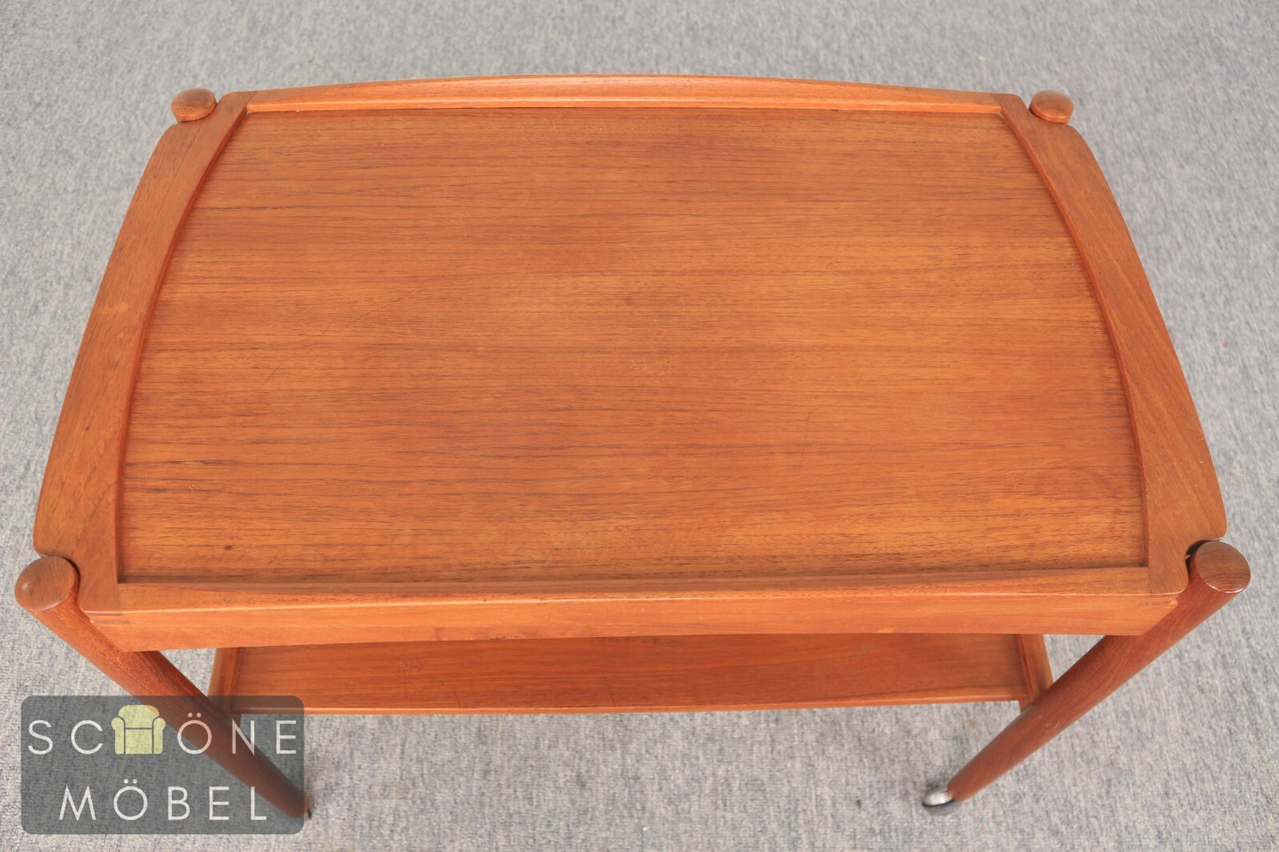 Servierwagen, Danish Design von Poul Hundevad für Bernstorffsminde Møbelfabrik